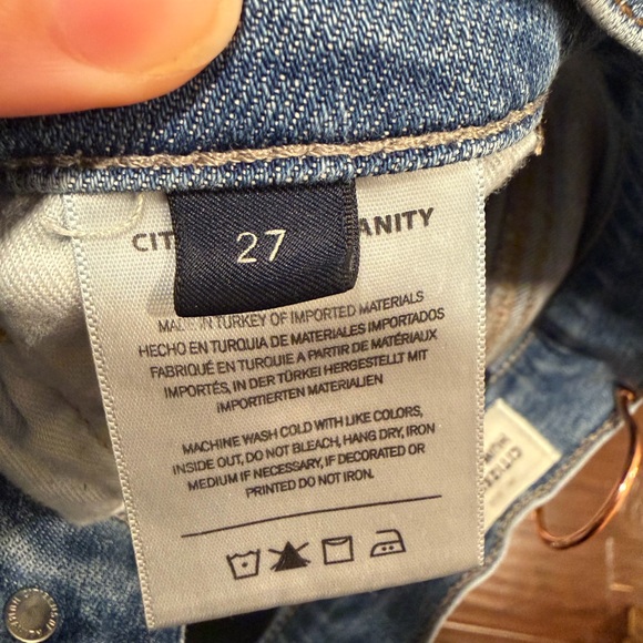 CITIZENS OF HUMANITY Isola Cropped Boot Jean Lawless Size 27 - Picture 7 of 8